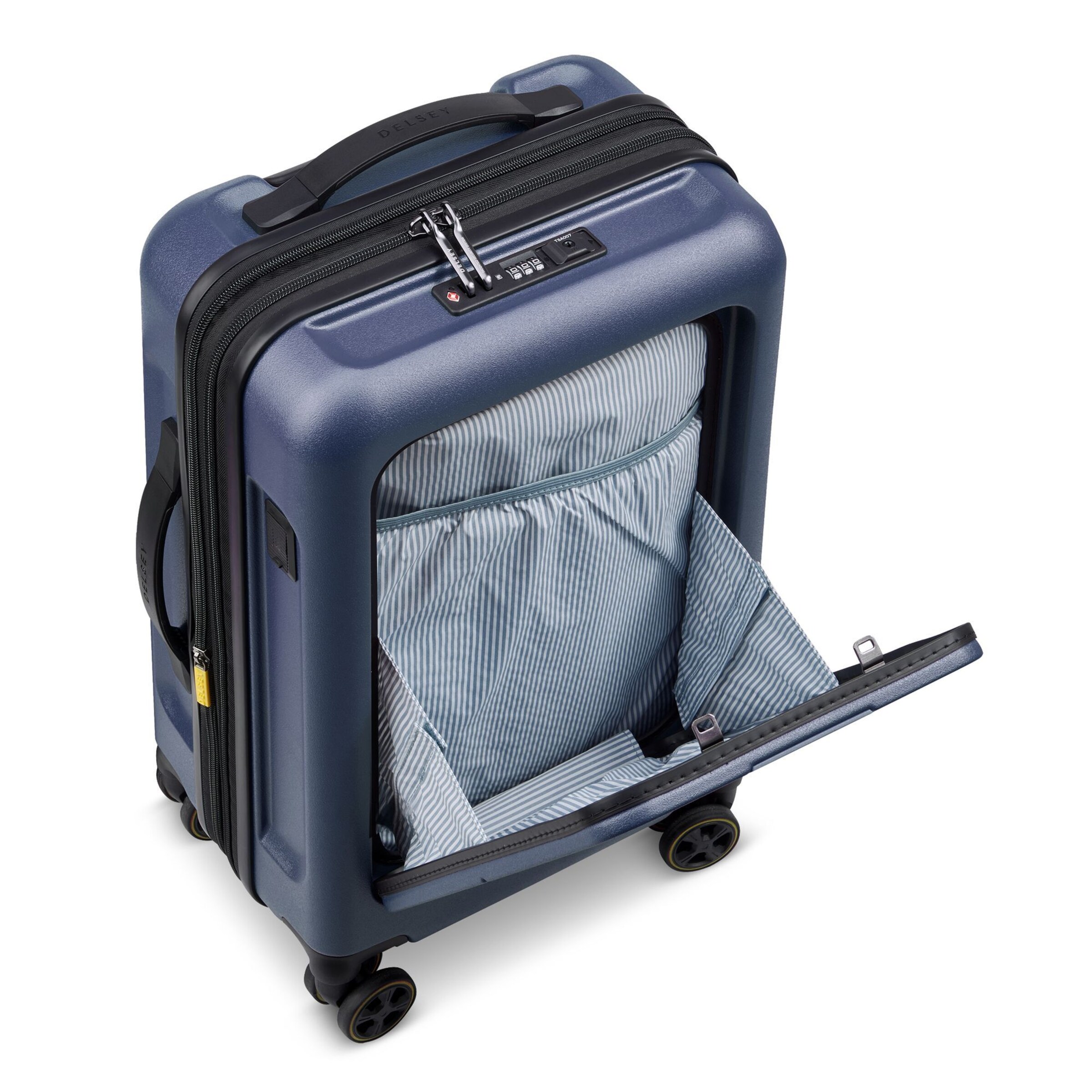 Delsey Paris Trolley 'Turenne 2.0' in Blauw