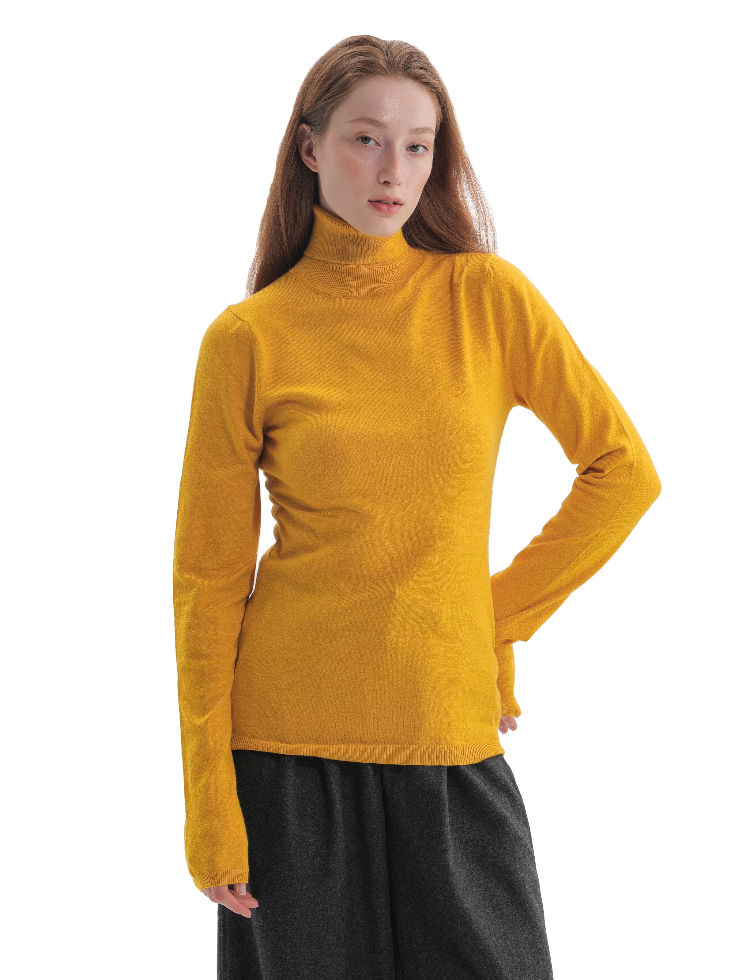 TorWeit Sweater 'Winter Layer Top' in Yellow