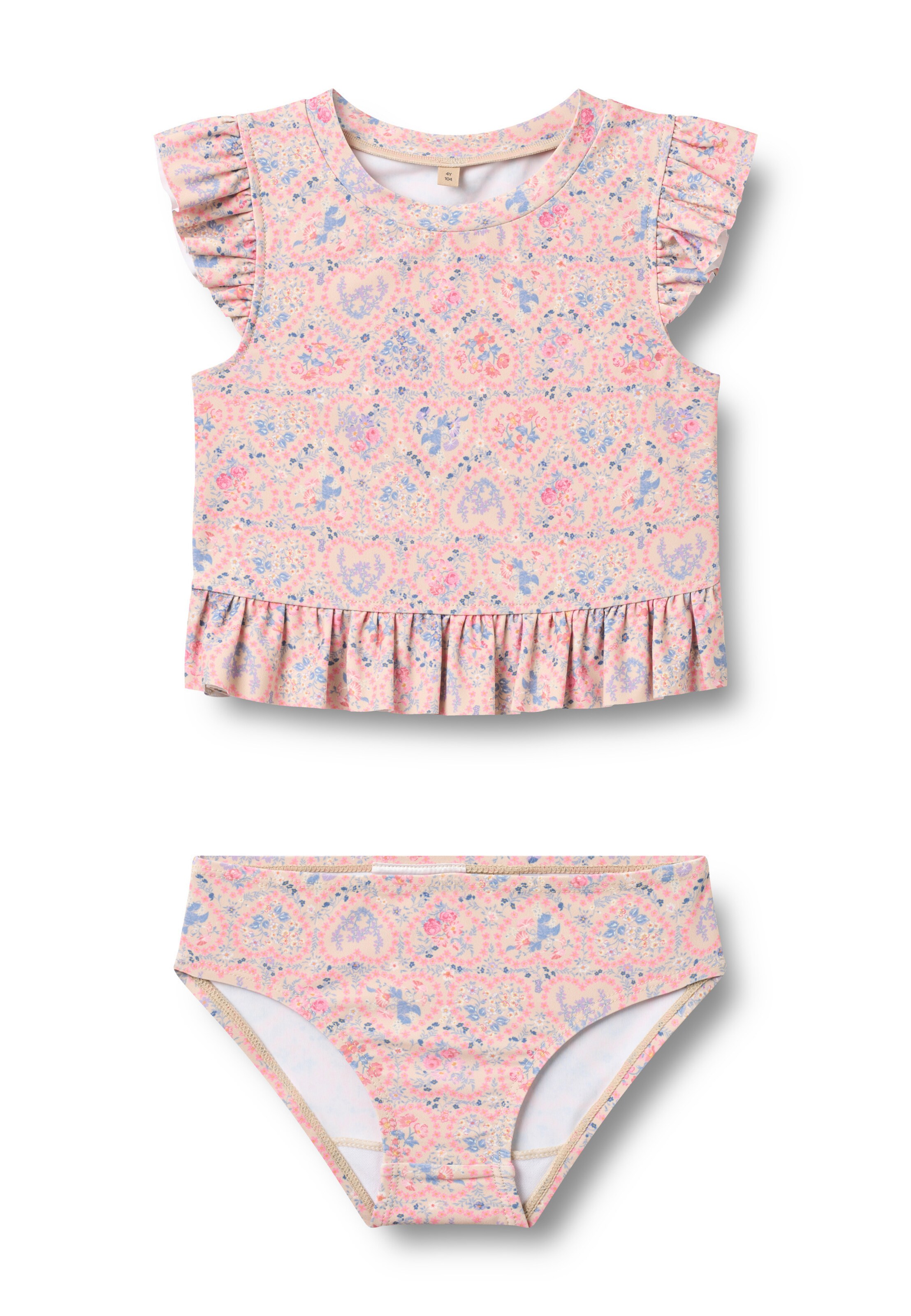 WHEAT Bikini 'Alma' in Roze: voorkant