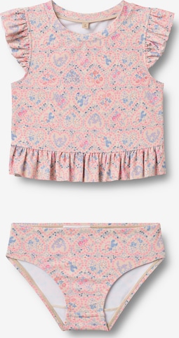 WHEAT Bikini 'Alma' in Roze: voorkant