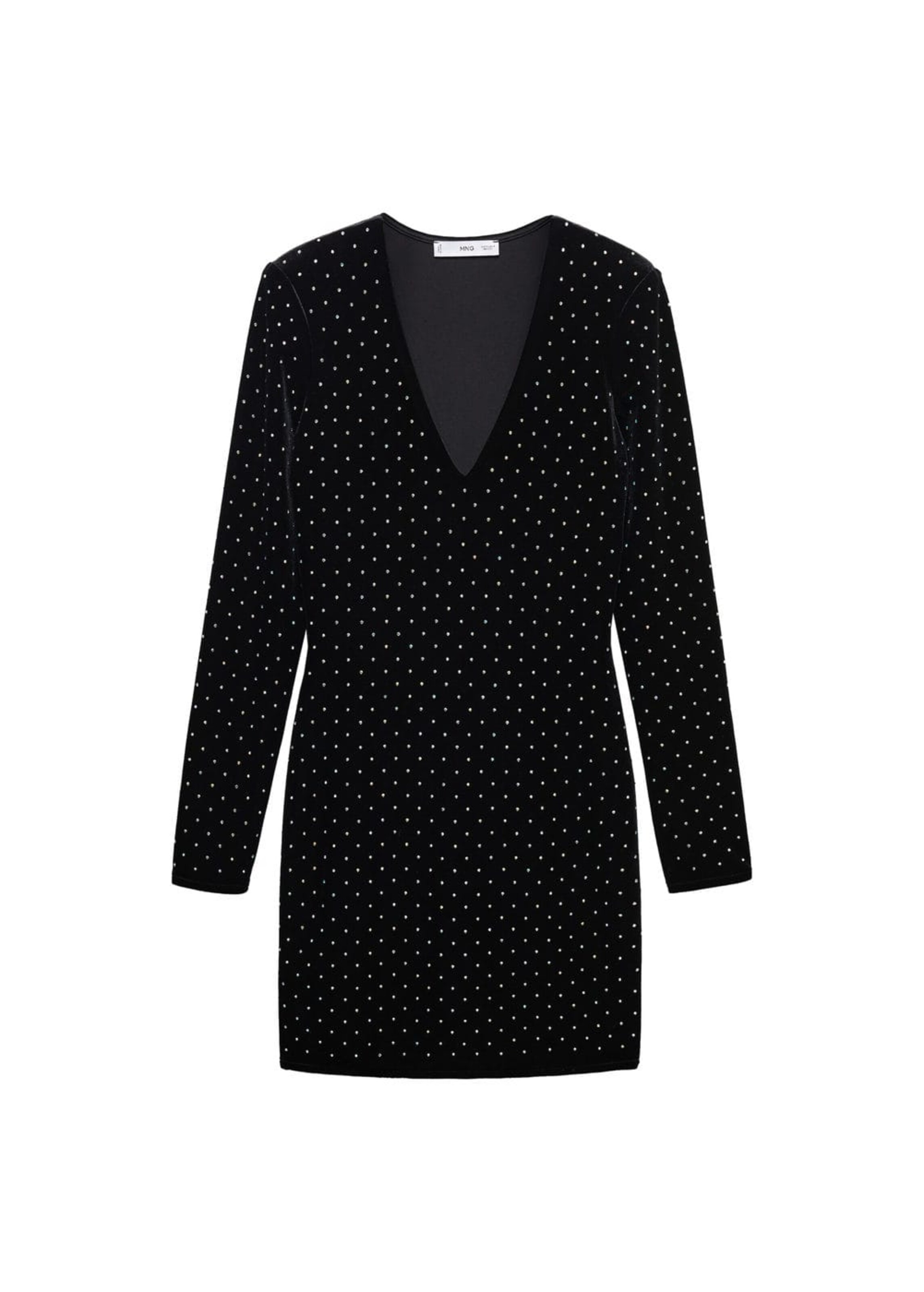 MANGO Kleid 'Xtach' in Schwarz: Vorderseite