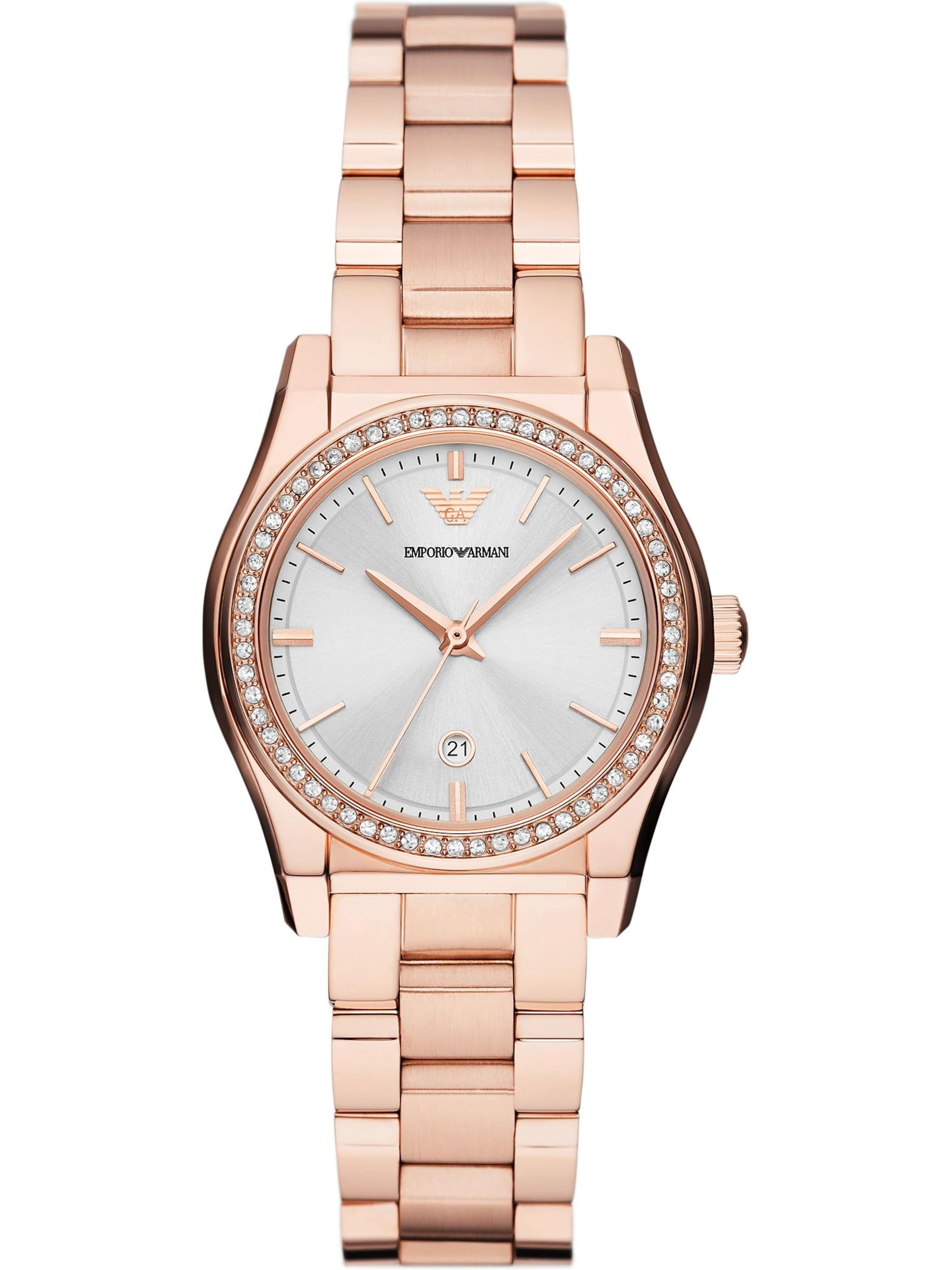 Emporio Armani Analoog horloge in Rose Goud ABOUT YOU