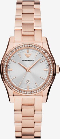 Emporio Armani Analoog horloge in Goud: voorkant