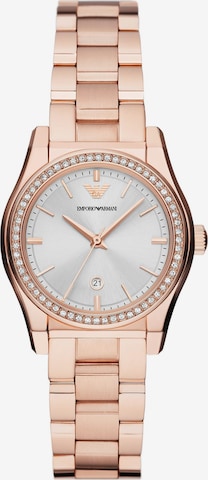 Emporio Armani Analog Watch in Gold: front