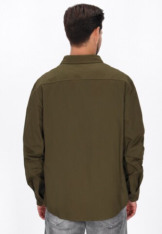 Coupe regular Chemise DreiMaster Vintage en vert