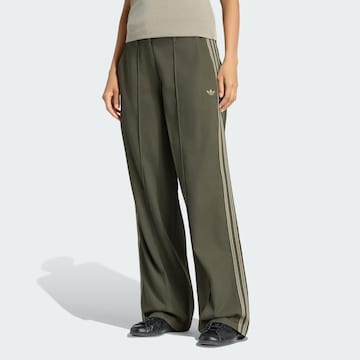 Wide leg Pantaloni con piega frontale 'Firebird' di ADIDAS ORIGINALS in marrone: frontale