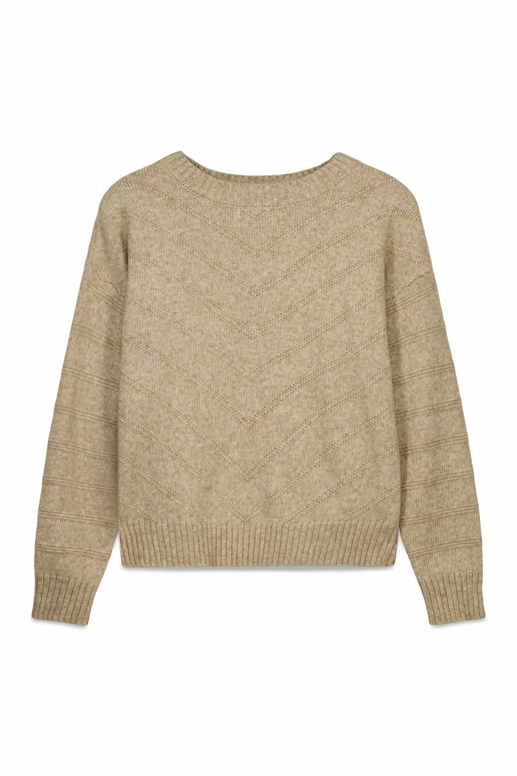 Springfield Trui in S in de kleur Beige, Productweergave
