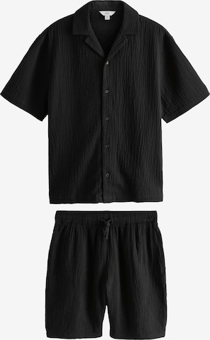 Next Pyjama kort in Zwart: voorkant