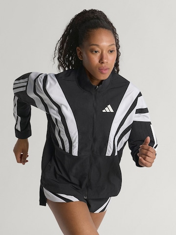 Veste de sport 'ADIZERO' ADIDAS PERFORMANCE en noir