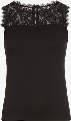 LAURA SCOTT Top in Black: front