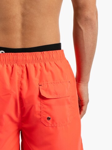Happy Shorts Swimming shorts 'Double Waistband' in Red