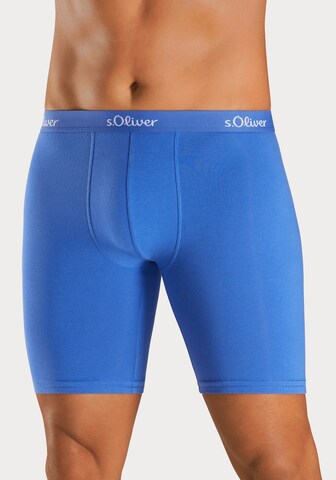 s.Oliver Boxer shorts in Blue: front