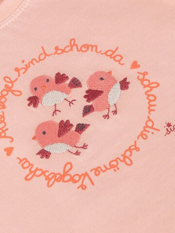 SIGIKID Shirt 'T-Shirt Pink Birds' in Pink