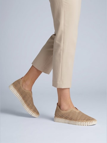 ILSE JACOBSEN Trampki slip on 'Tulip3275' w kolorze beżowy: przód