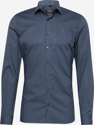 OLYMP - Ajuste regular Camisa en azul: frente