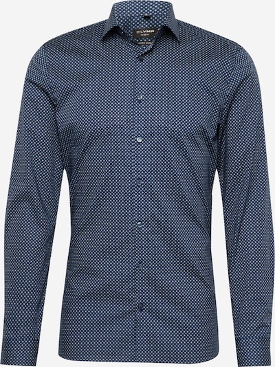 OLYMP Skjorta i marinblå / ljusblå / vit, Produktvy