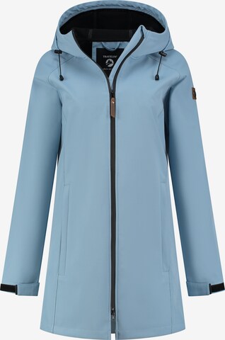 Travelin Performance Jacket 'Tuula' in Blue: front