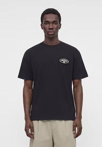 T-Shirt 'Worldwide' Les Deux en noir