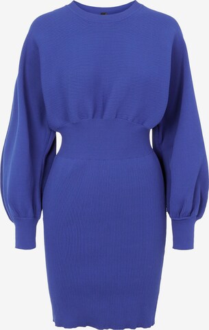 Y.A.S Stickad klänning 'Hally' i blå: framsida