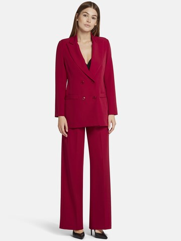Nicowa Wide leg Trousers with creases 'Viniwia' in Red