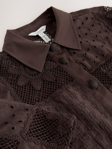 Next Bluse 'N. Premium' in Braun