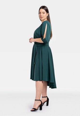 Robe de cocktail ' OLIWIA ' Karko en vert