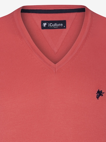 DENIM CULTURE - Pullover 'Ottorino' em vermelho