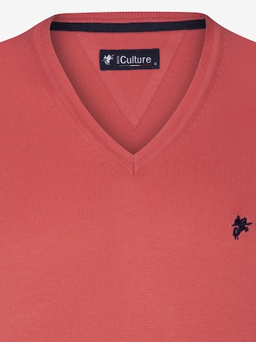 DENIM CULTURE Pulover 'Ottorino' | rdeča barva