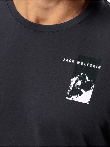 JACK WOLFSKIN Sportshirt 'VONNAN' in Schwarz