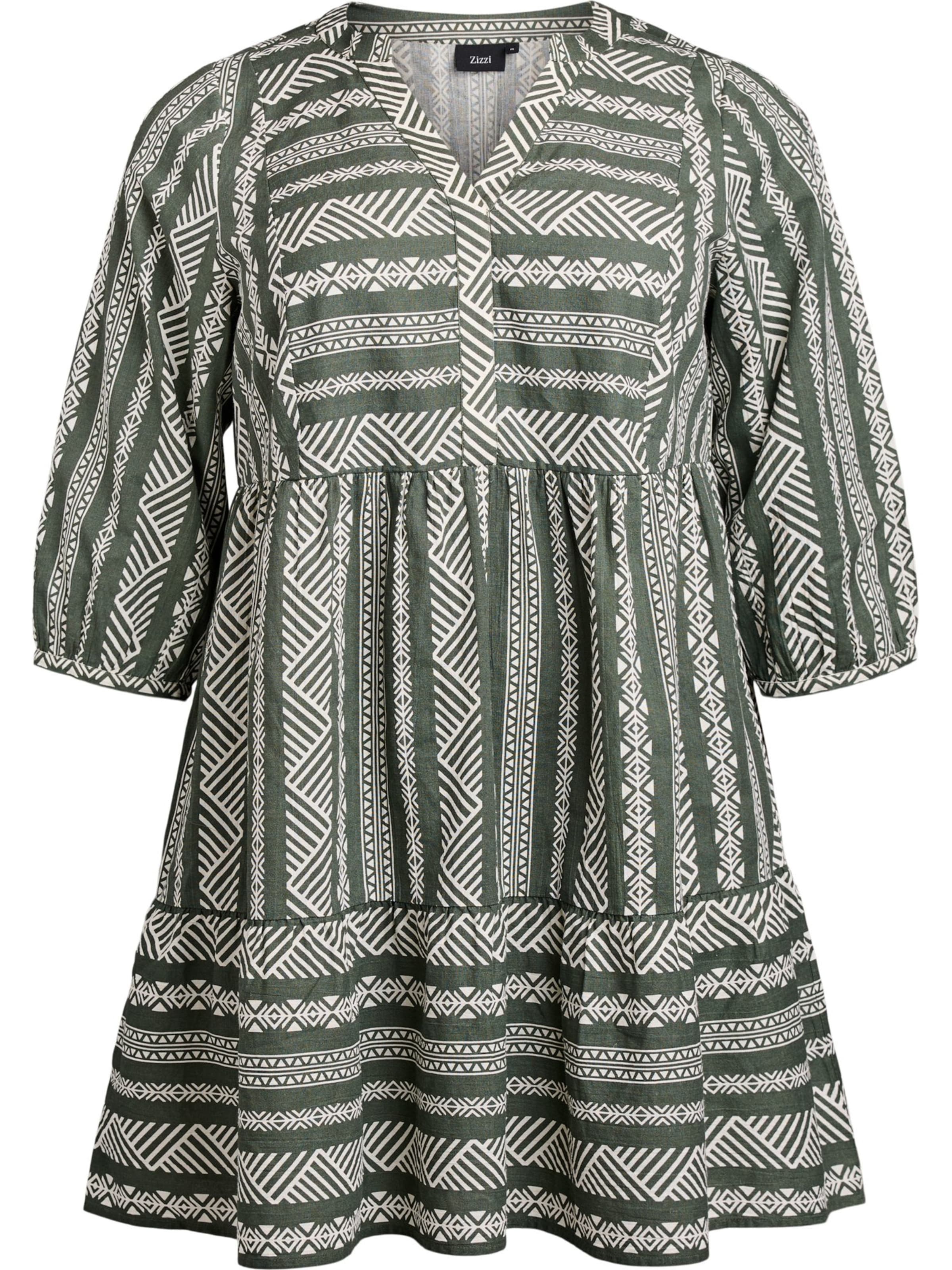 Zizzi Платье &#x27;VMaja&#x27; в Зеленый: спереди