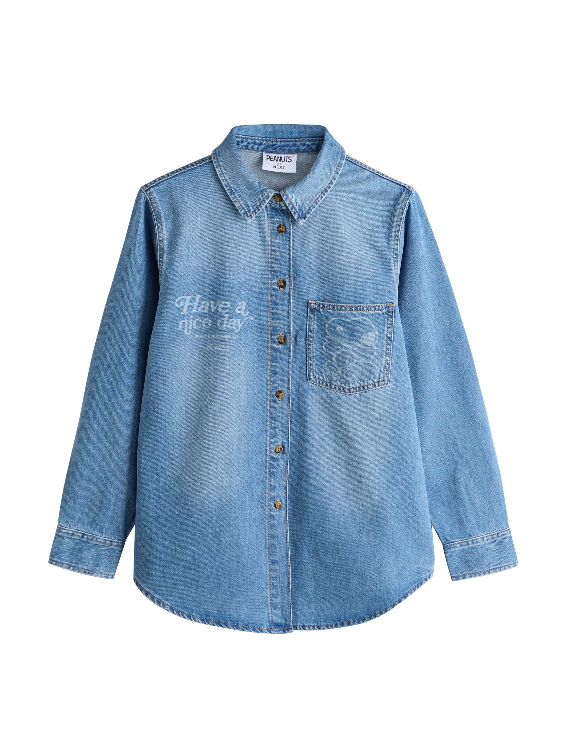 Next Bluse in Blau: Vorderseite