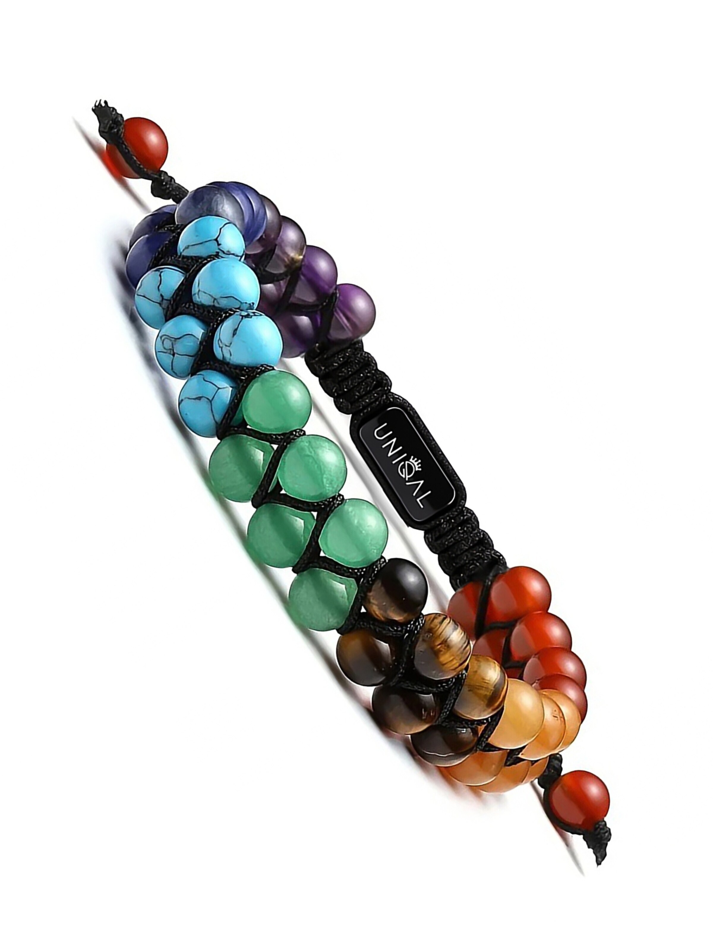 UNIQAL Bracelet 'CHAKRA ENERGY 6MM' in Mixed colors: front