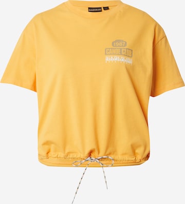 T-shirt 'HOWARD' NAPAPIJRI en jaune : devant