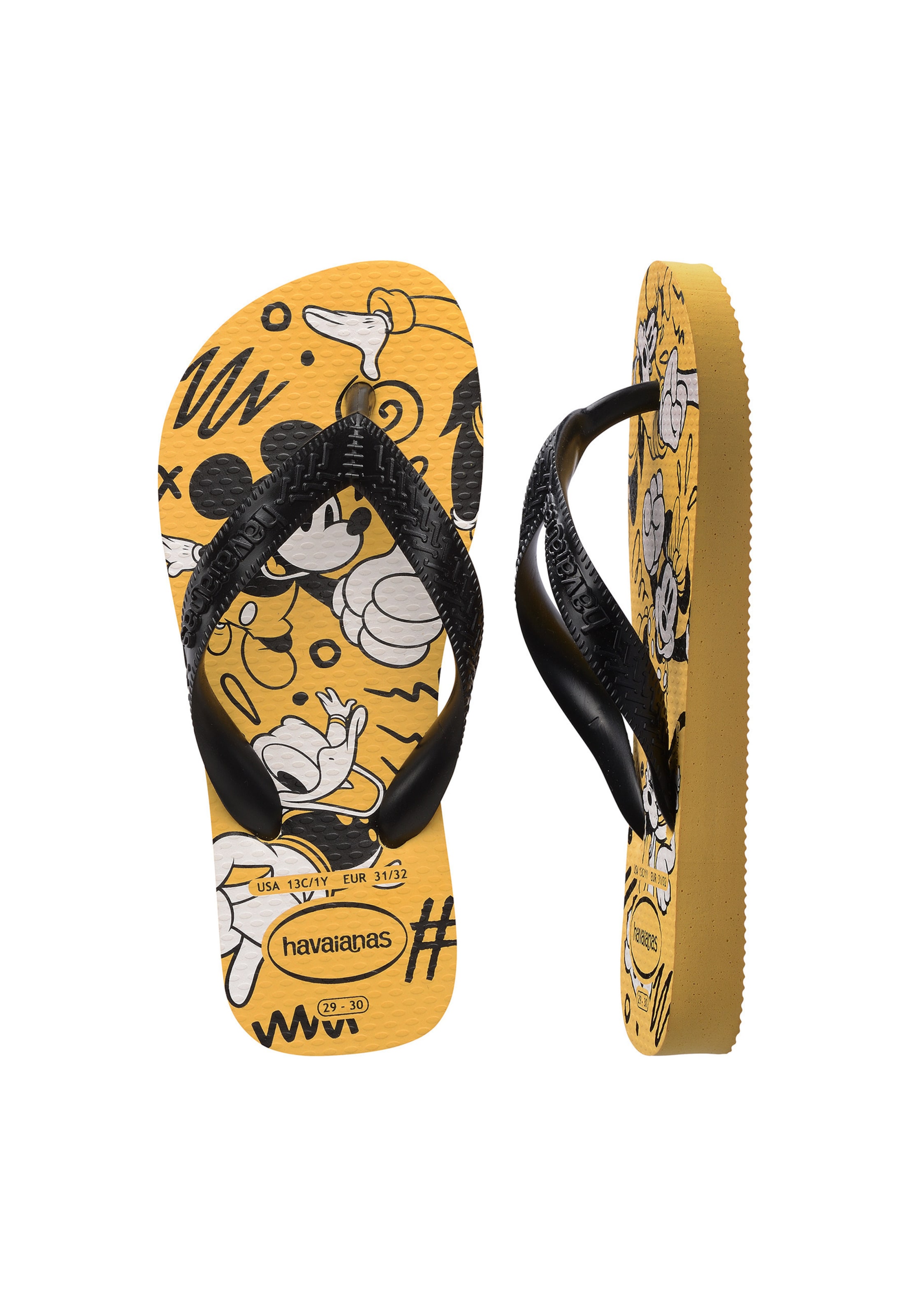 Chaussures ouvertes 'Disney' HAVAIANAS en jaune