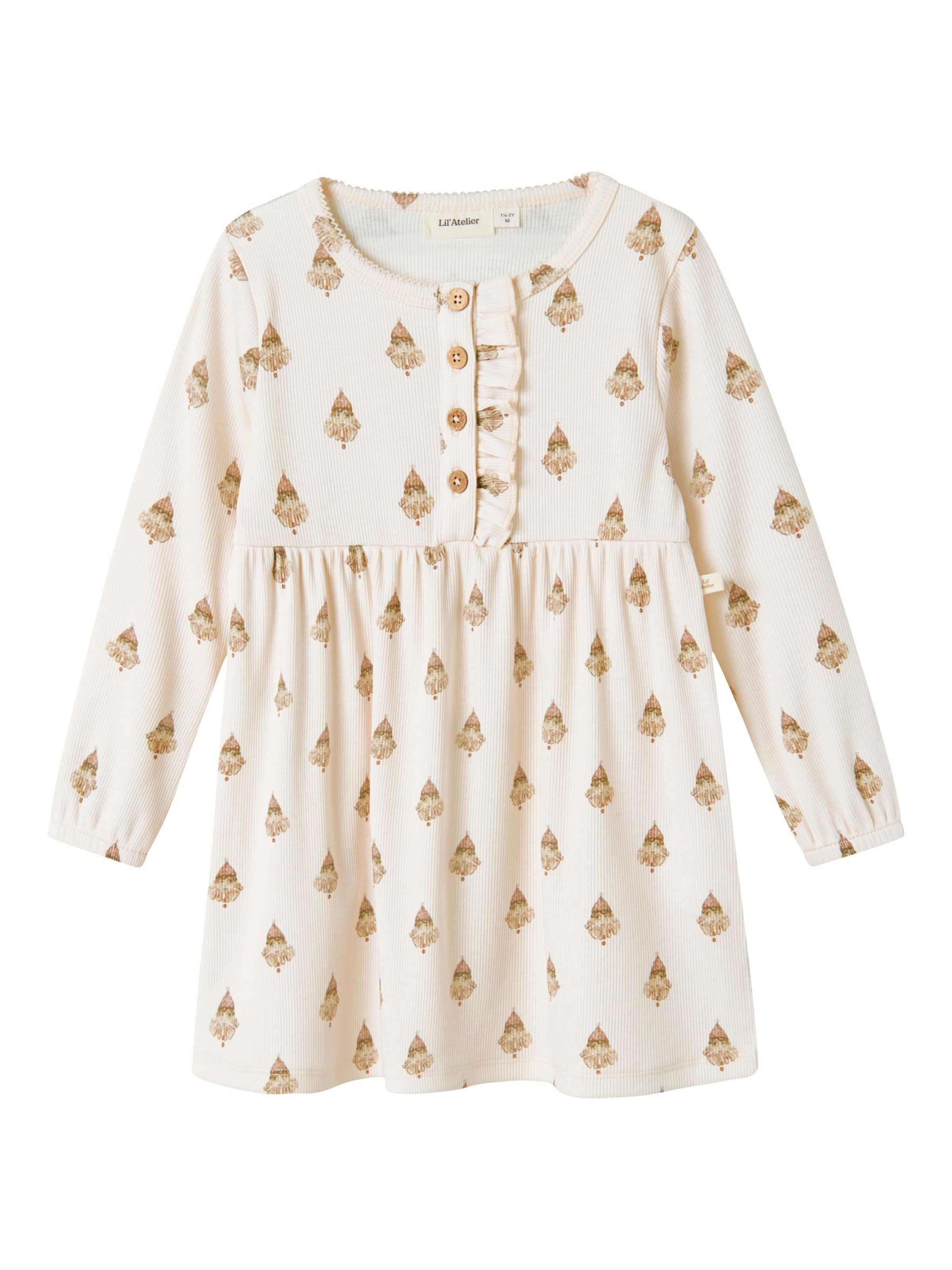 NAME IT - Vestido en beige: frente