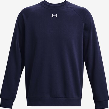 UNDER ARMOUR Athletic Sweatshirt 'Rival' in Blue: front