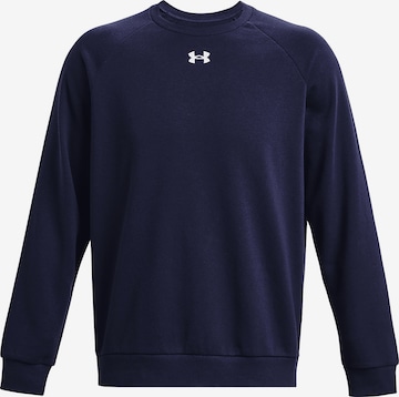 UNDER ARMOUR - Sweatshirt de desporto 'Rival' em azul: frente