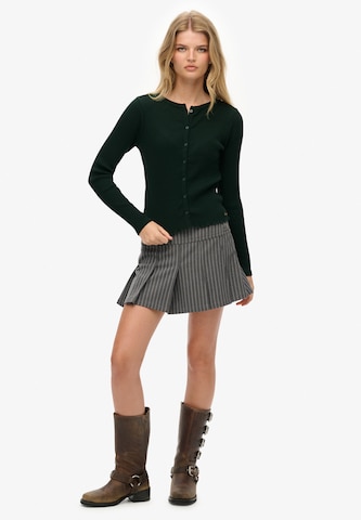 Superdry Gebreid vest in Groen