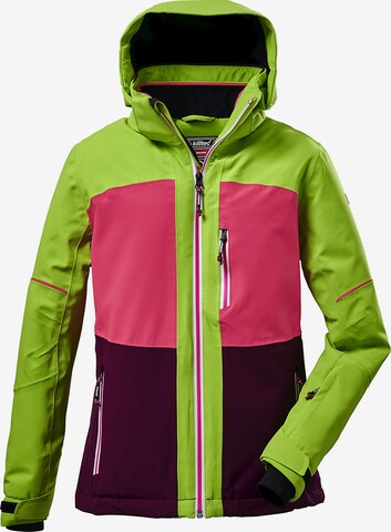 KILLTEC Outdoor jacket in Green: front