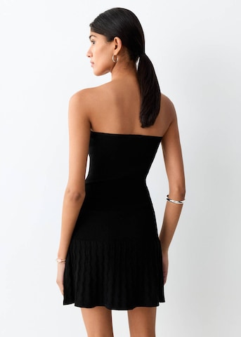 MANGO TEEN Knitted dress 'Banana' in Black