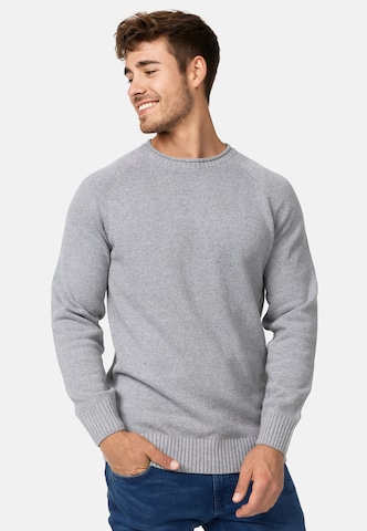 INDICODE JEANS Pullover 'Massum' in Grau