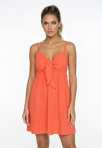 Robe de cocktail 'Spring Summer' MAIRE en orange : devant