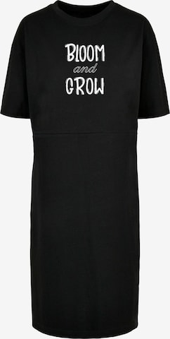 Merchcode Dress 'Spring - Bloom and grow' in Black: front