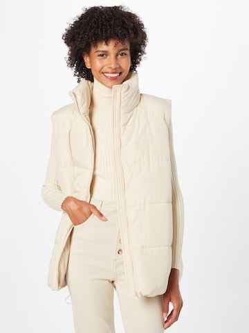 ABOUT YOU Bodywarmer 'Louisa' in Beige: voorkant