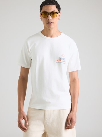 Jack & Jones Premium Μπλουζάκι 'JPRBLUMAXWELL' σε λευκό