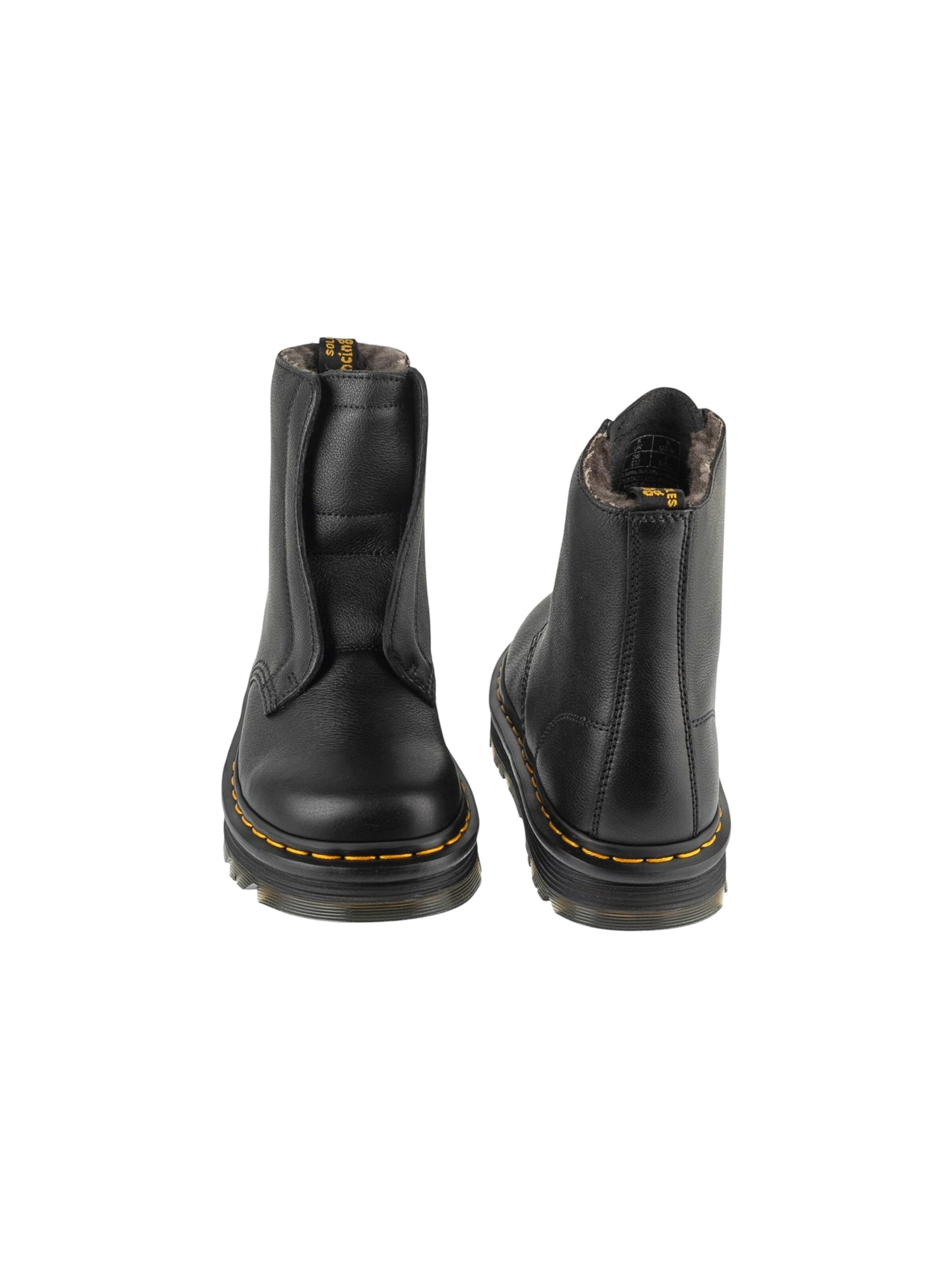 Dr. Martens Enkellaarsje 'Dr. Martens ZebZag Laceless WL Low Boot' in Zwart