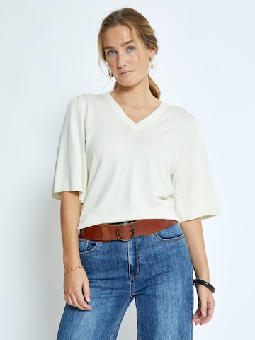Peppercorn Trui 'Glenda' in Beige: voorkant