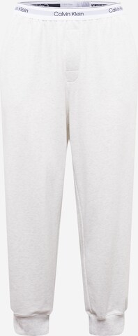 Calvin Klein - Pantalón en blanco: frente