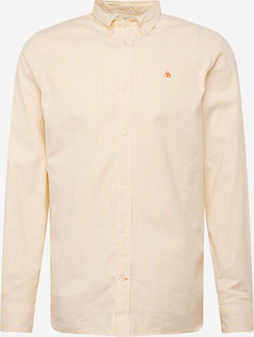 SCOTCH & SODA Regular fit Button Up Shirt 'Essential' in Yellow: front