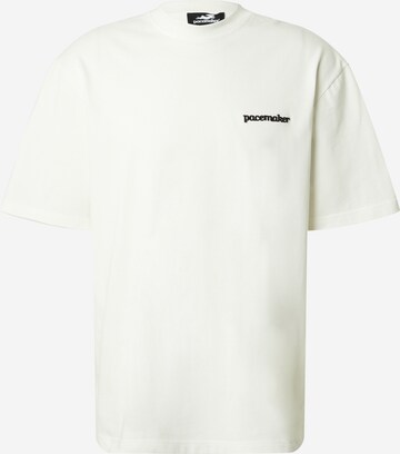 Pacemaker T-Shirt (GOTS) in Weiß: predná strana